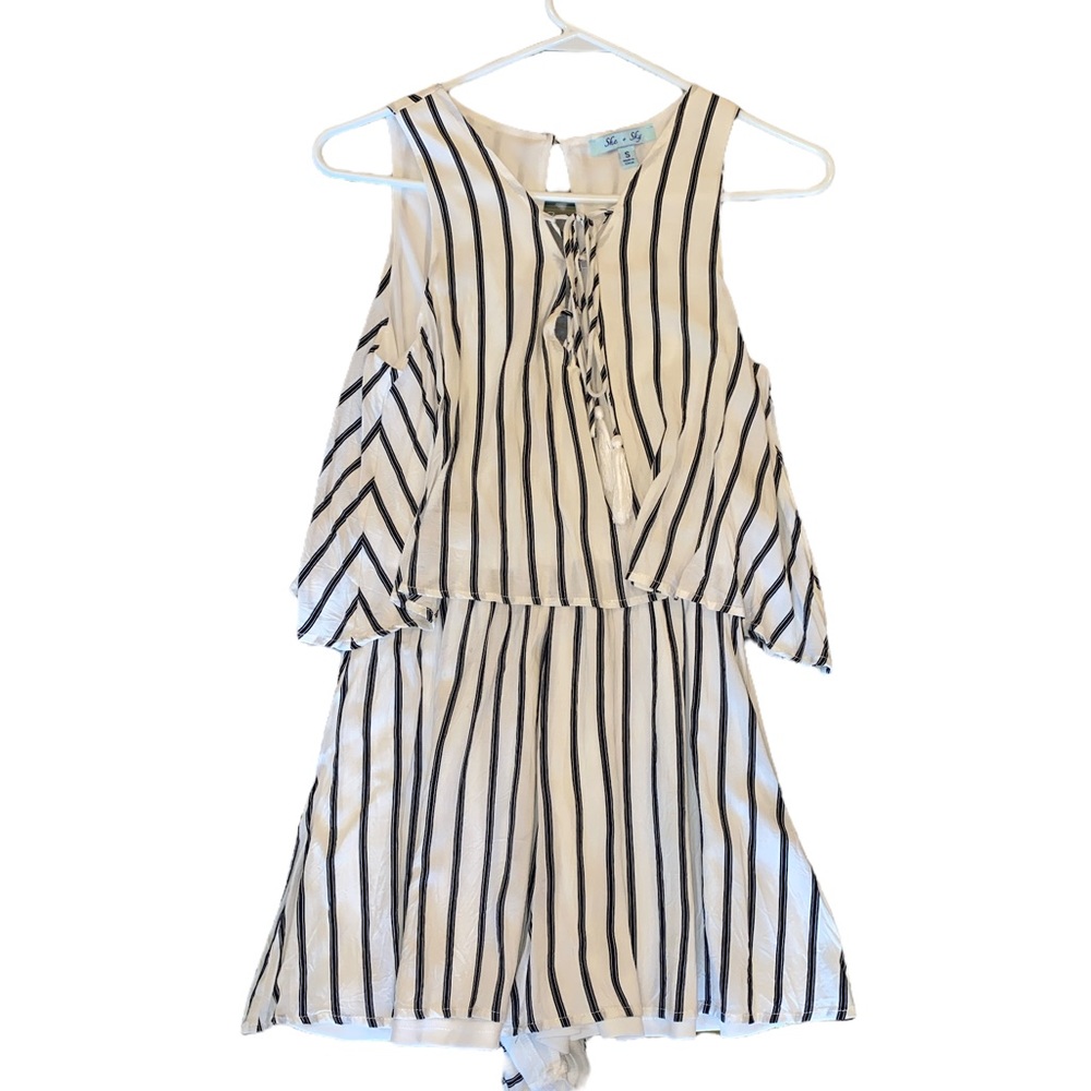 Black and White Romper